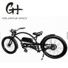 24inch 3.0 Tire 48V 17ah OEM/ODM 750W 28mph Single Speed Bafang Motor Display Chopper Electric Bicycle Beach Cruiser 2021